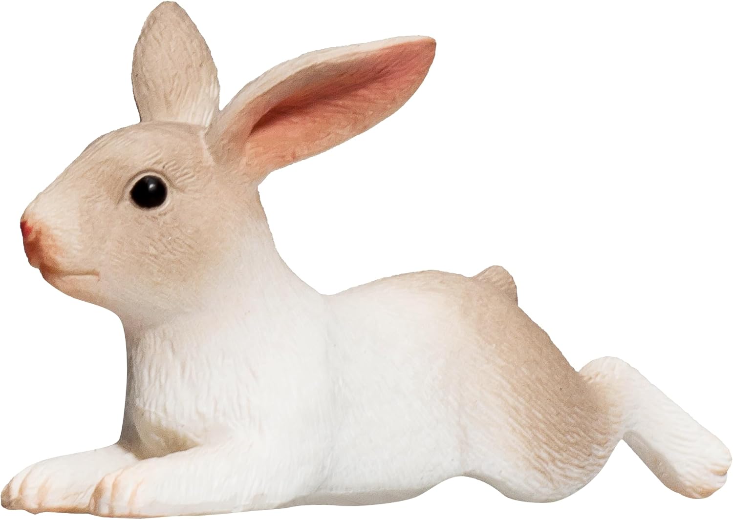MOJO - Realistic Rabbit Lying | Hand-Painted Toy Figure | Farmland Collection | True to Life & Highly Detailed | Designed in UK