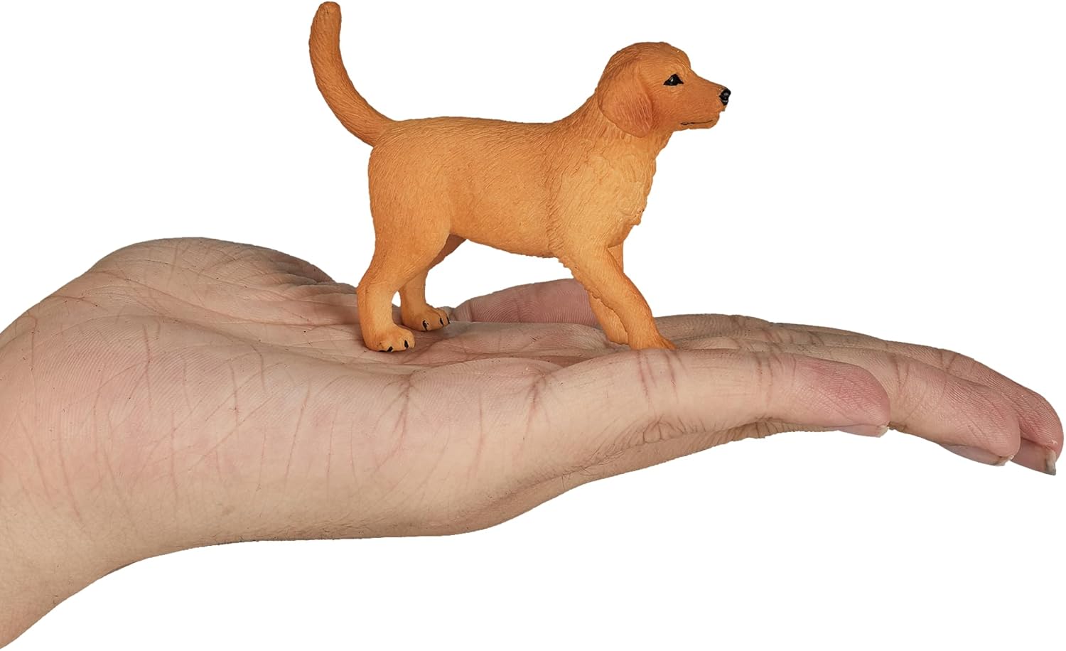 MOJO Golden Retriever Welpe realistisch domestiziert Tier handbemalt Spielzeug Figur
