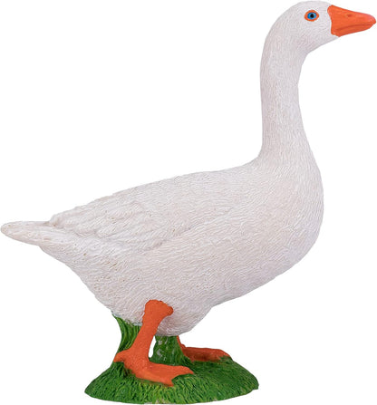 MOJO Goose White Farm Bird Animal Model Toy Figure