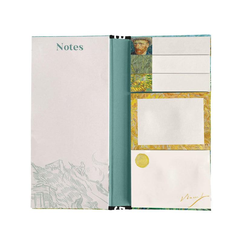 Grupo Erik: Set Block Notes Van Gogh Museum | Blocchetti Memo con Note Adesive, 6 blocchetti in 3 formati diversi, Sticky Notes personalizzate, Van Gogh Gadget