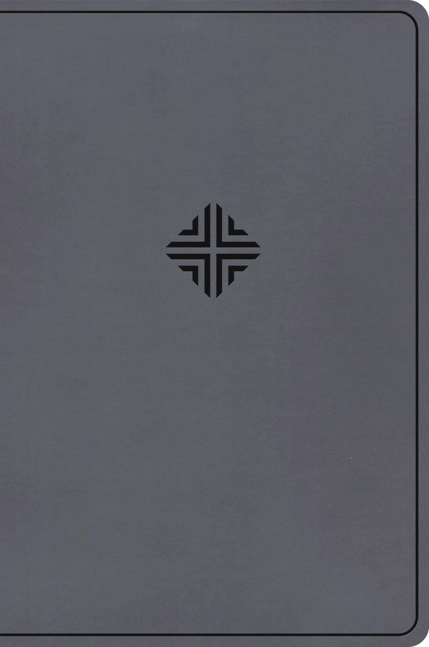 CSB Large Print Thinline Bible, Value Edition, Charcoal Leathertouch