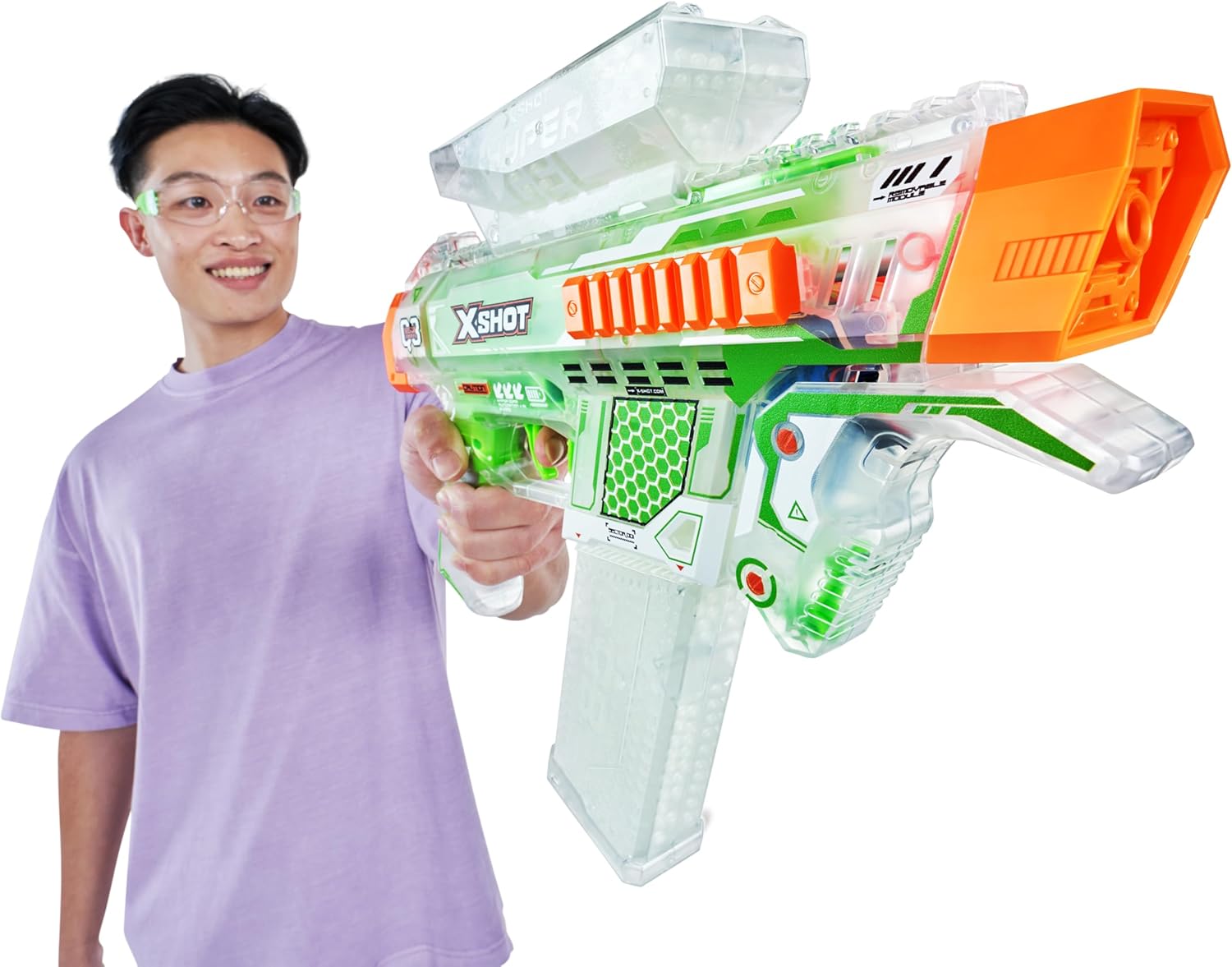 Xshot Hyper Gel Glow In The Dark S1 Medium