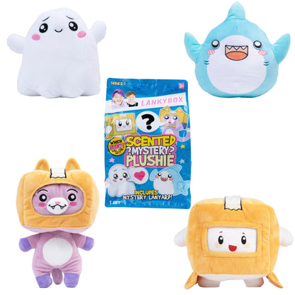 LankyBox 11" plush Scented Mystery Plushies Scented Plush with Surprise Lanyard Inside, Officially Licensed Merch