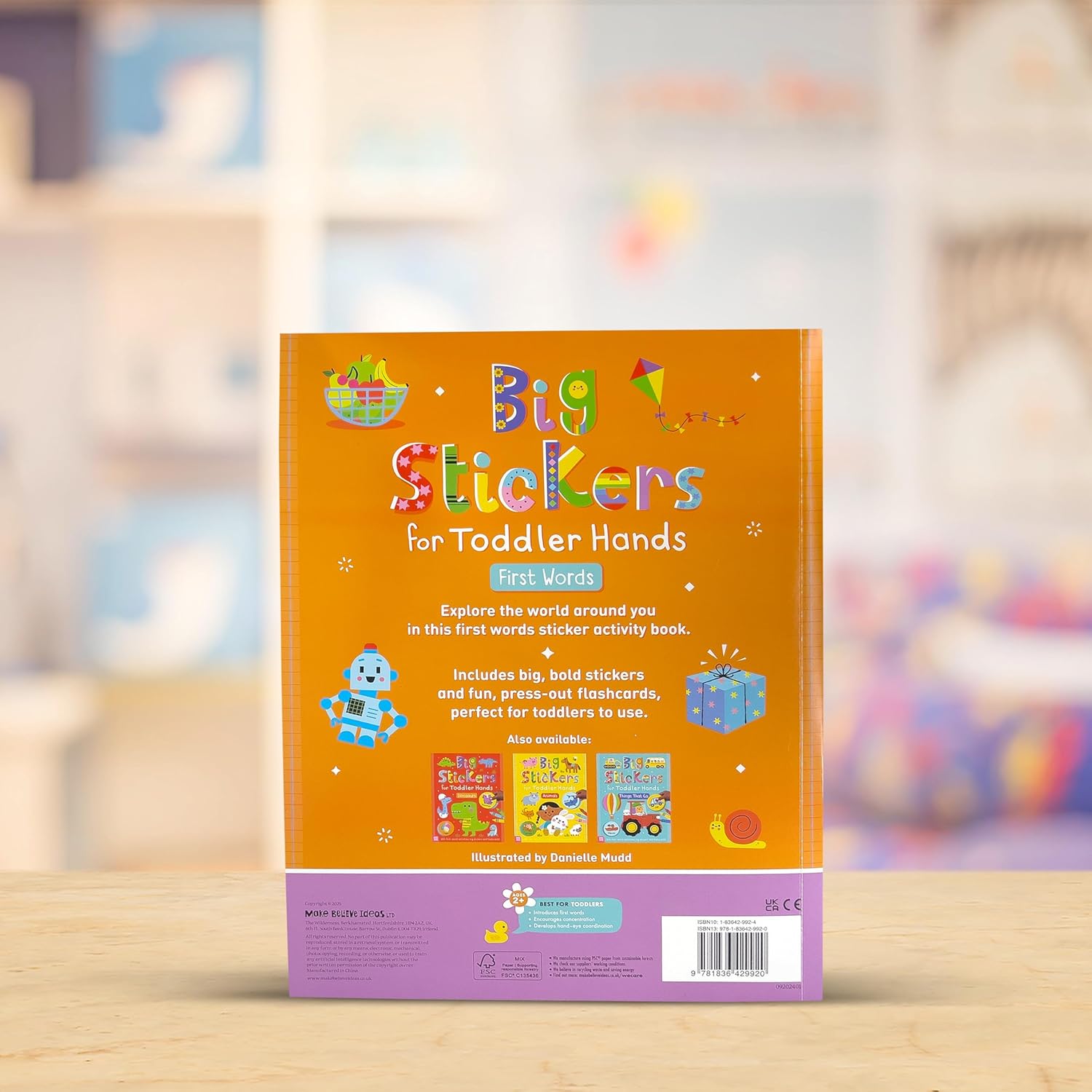 Big Stickers for Toddler Hands: First Words