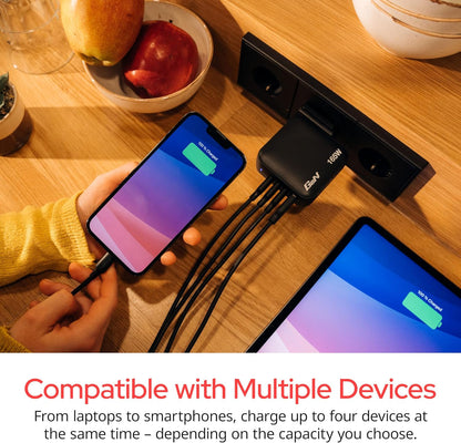 GAN CHARGER 4 PORT 165W MINI