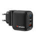 Verbatim - 65W 2 Port With Retractable Cable