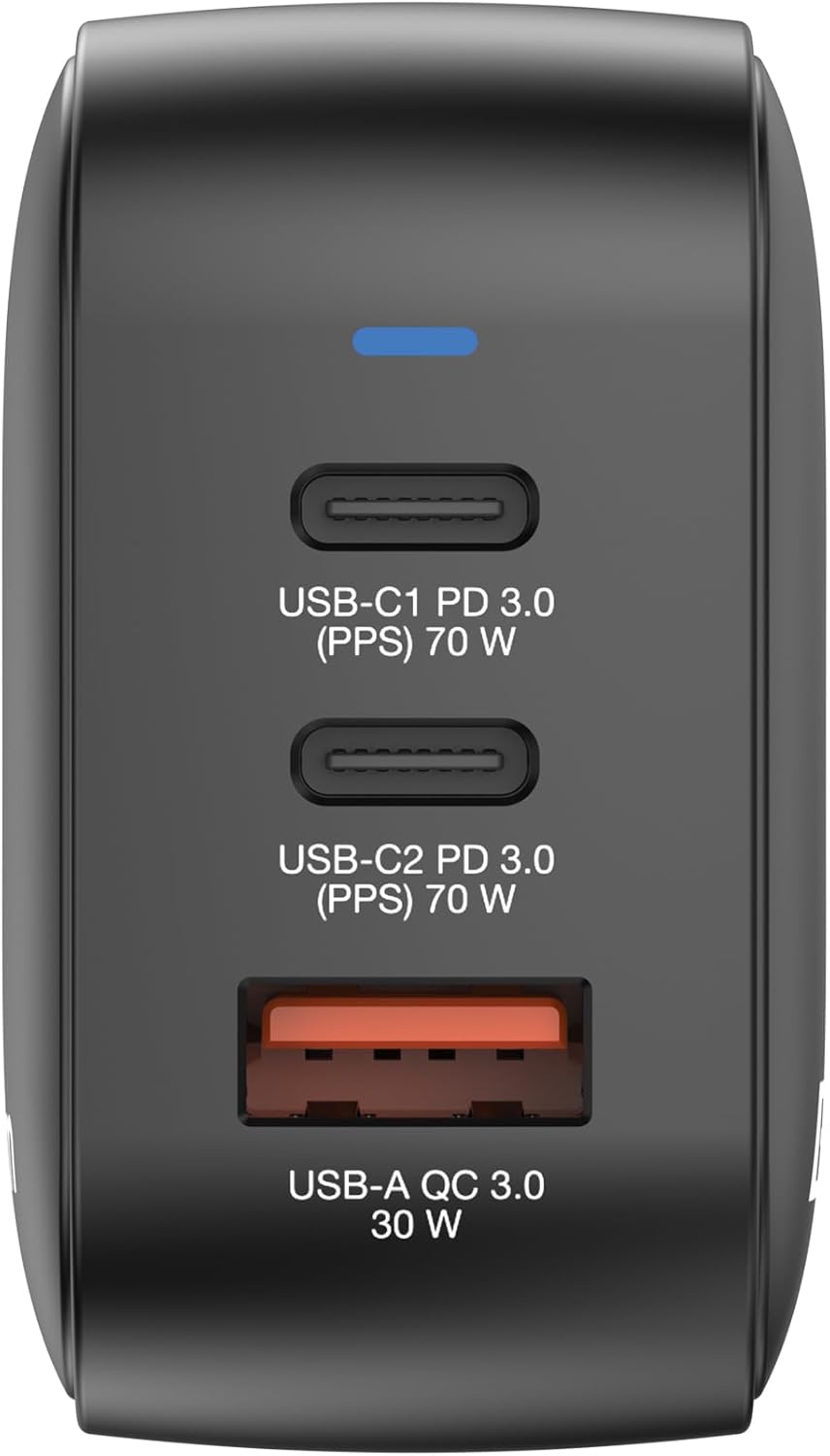 Verbatim - 65W 2 Port With Retractable Cable