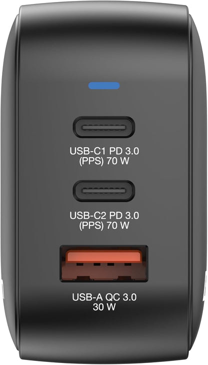 Verbatim - 65W 2 Port With Retractable Cable