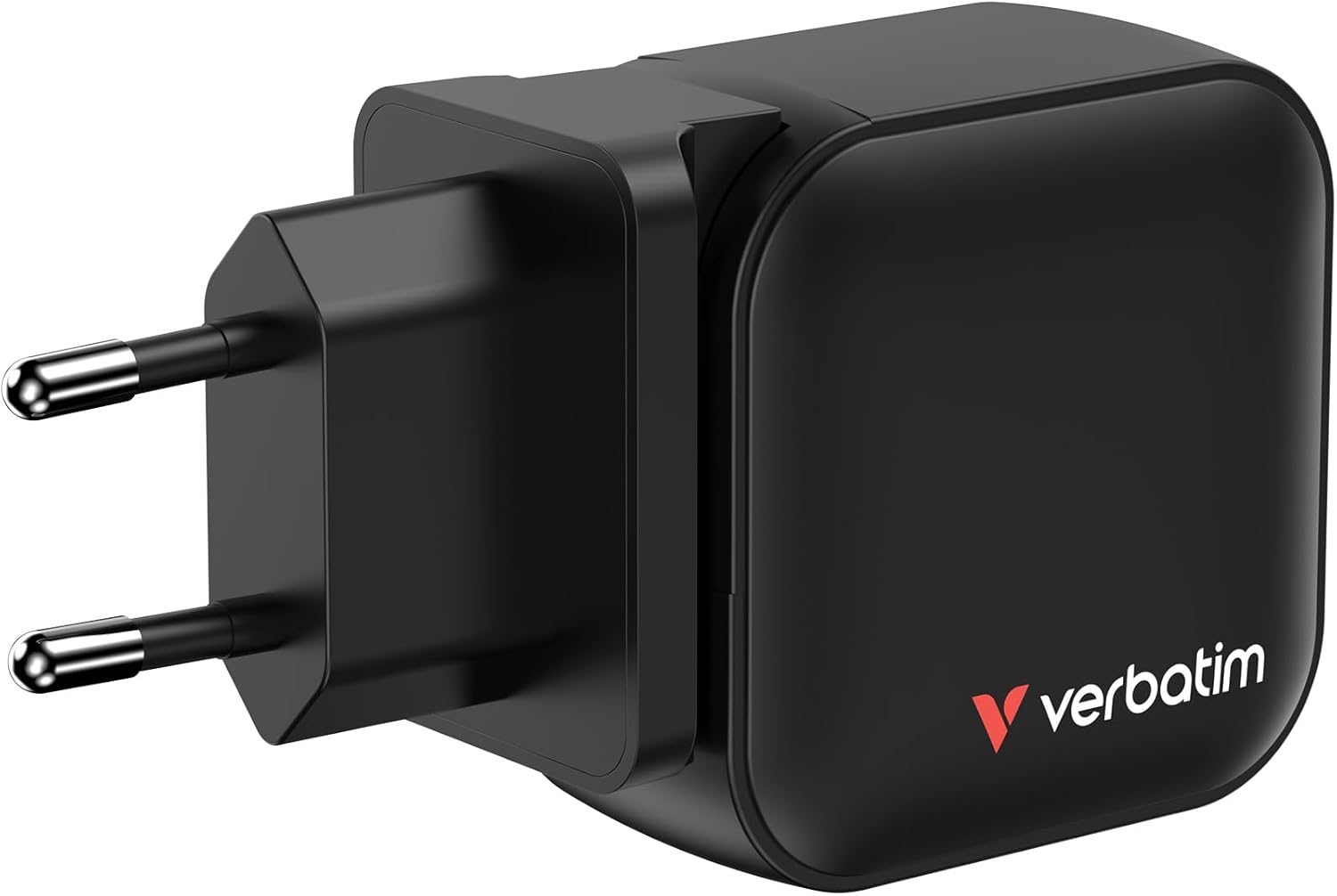 Verbatim Mini GaN Charger 70 W, 3 USB-C Ports Ladegerät, Power Adapter mit 2 x USB-C und 1 x USB-A, Schnellladegerät ALS Mehrfachstecker, für Apple iPad, iPhone, Samsung & Co, für EU, UK, USA