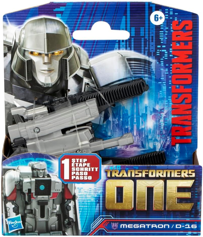Transformers : Le Commencement Cog Changer, Figurine Megatron/D-16 pour Enfants dès 6 Ans, Jouet Convertible en Char d’Assaut Cybertronien, 10 cm