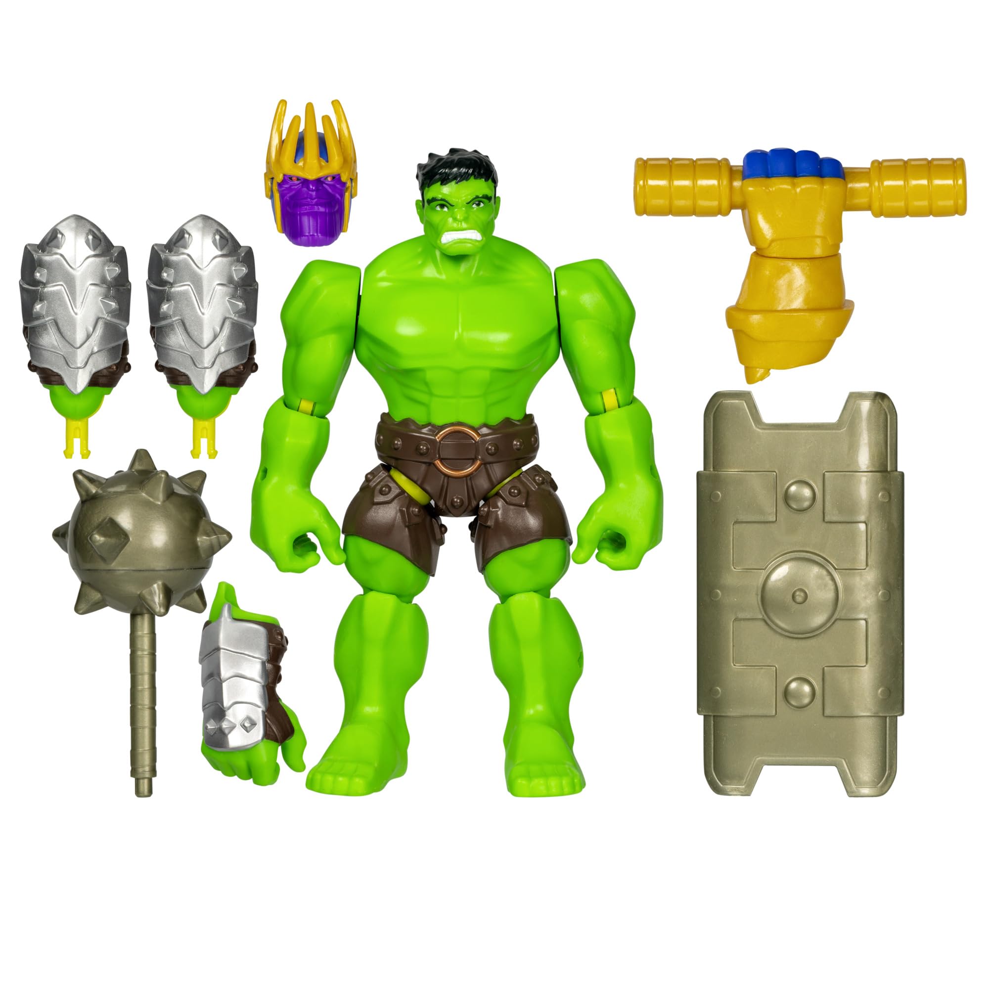 AVENGERS MixMashers Marvel Hulk Custom Deluxe Mix-And-Match Action Figure & Accessories, Green