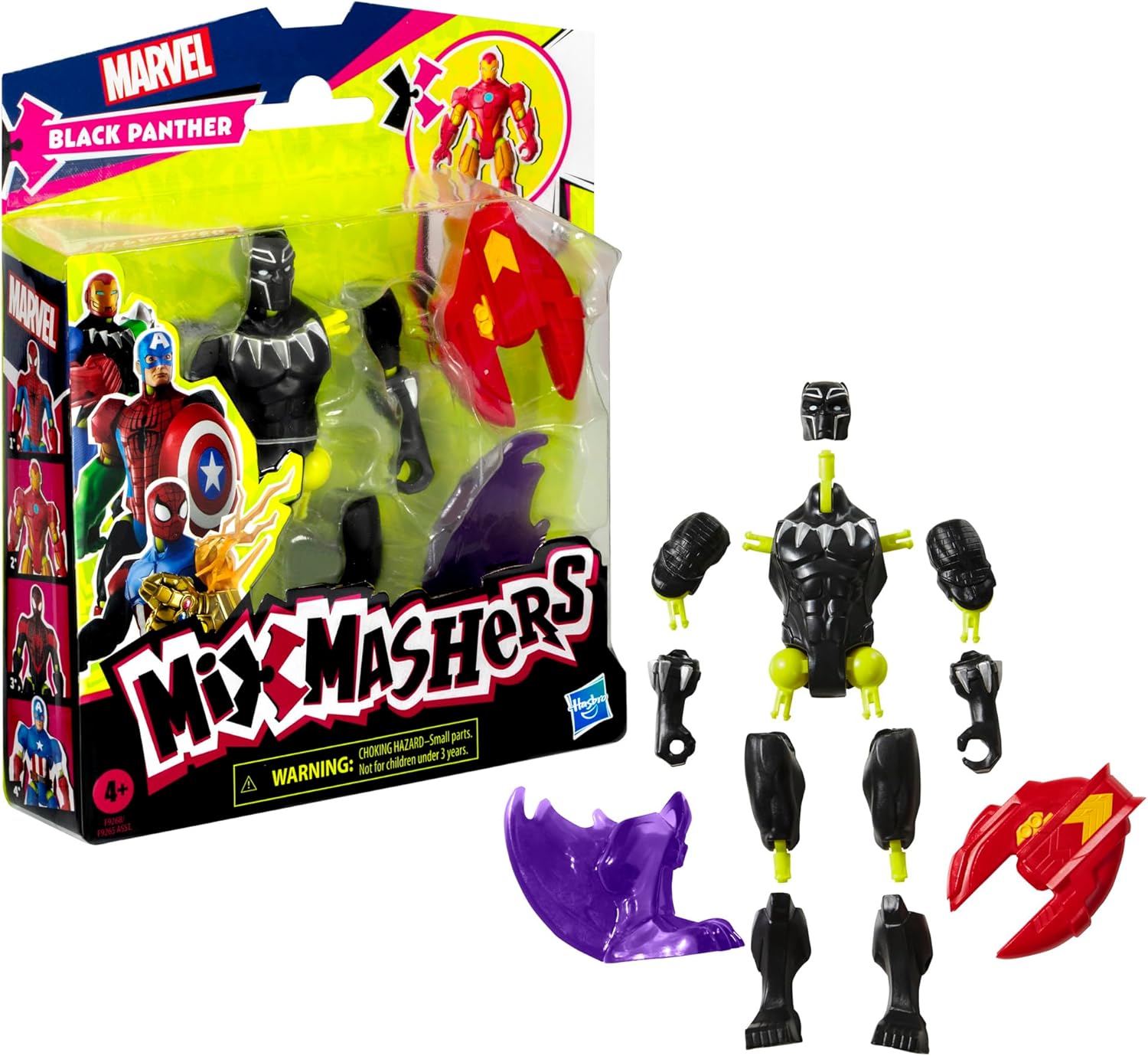 AVENGERS MixMashers Marvel Black Panther Mix-And-Match Action Figure & Accessories