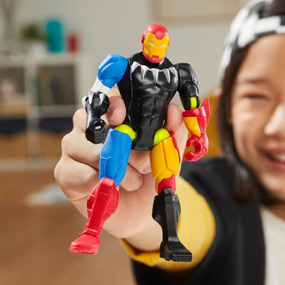 AVENGERS MixMashers Marvel Iron Man Mix-And-Match Action Figure & Accessories, Red