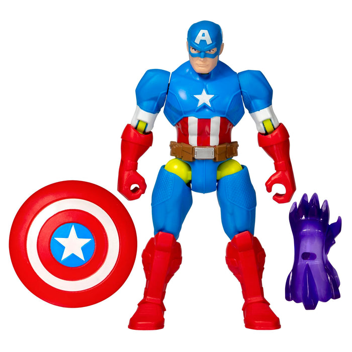 Avengers MixMashers Marvel, Capitán América, Figura de acción Mix-and-Match Accesorios