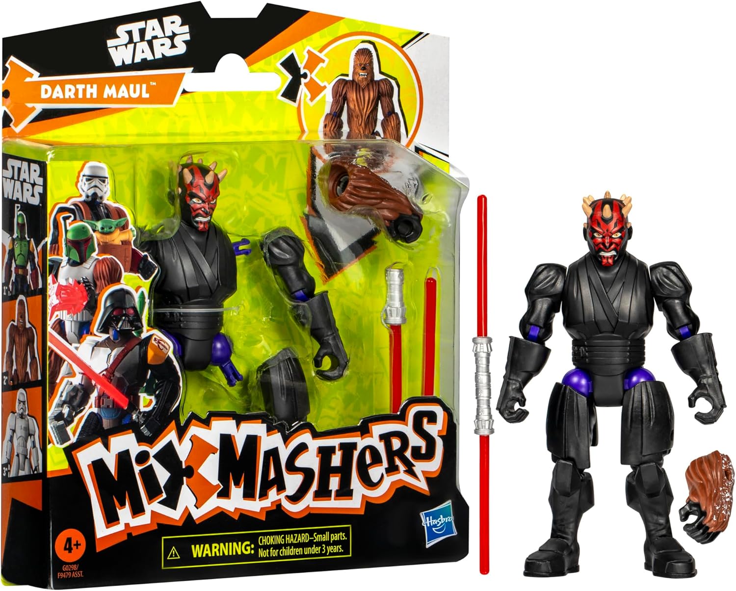 MixMashers Star Wars Darth Maul aanpasbare Mix-and-Match-actiefiguur en accessoires
