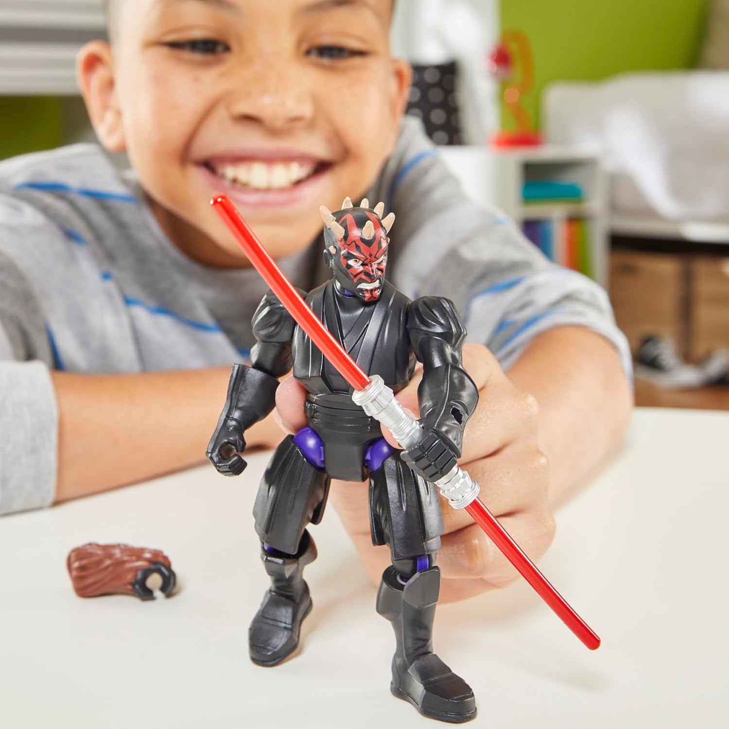 MixMashers Star Wars Darth Maul aanpasbare Mix-and-Match-actiefiguur en accessoires