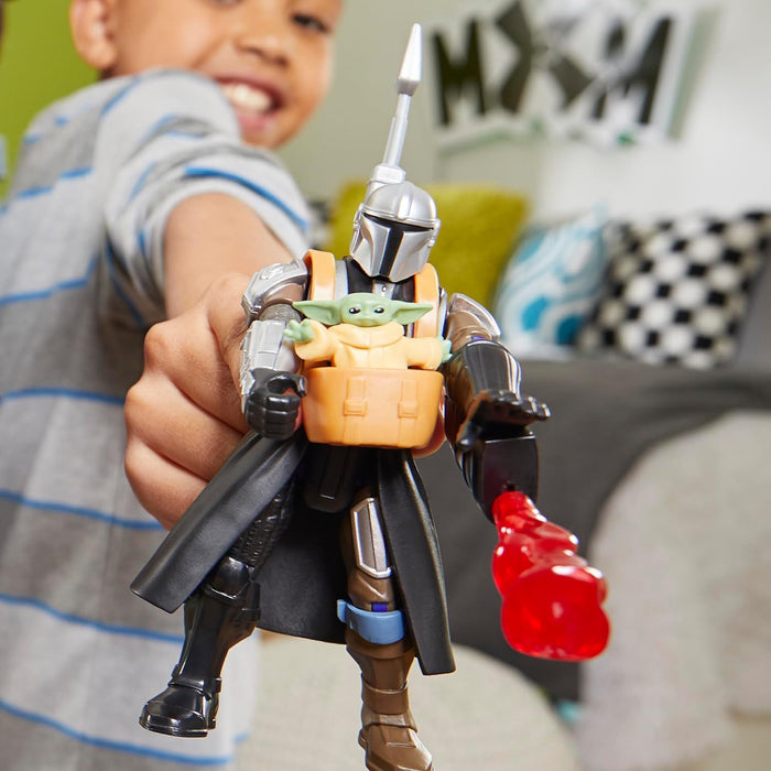 Star Wars MixMashers the Mandalorian and Grogu Customise Mix-And-Match Deluxe Action Figure Set & Accessories