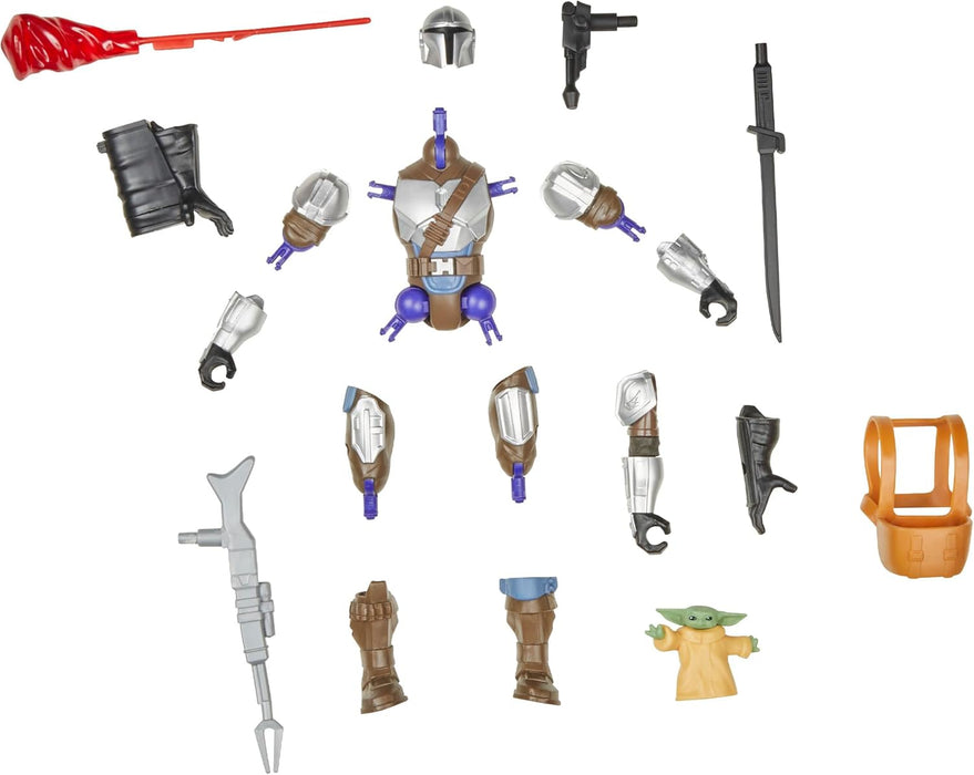 Star Wars MixMashers the Mandalorian and Grogu Customise Mix-And-Match Deluxe Action Figure Set & Accessories