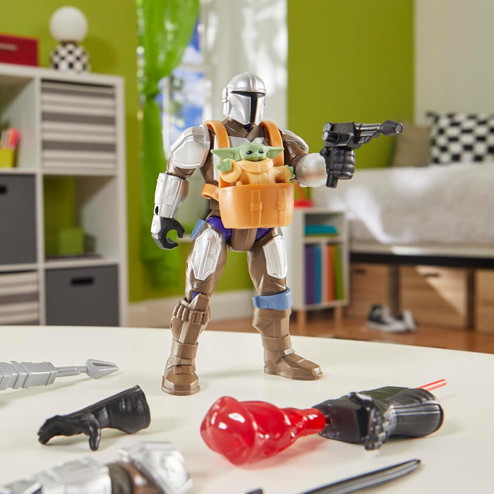 Star Wars MixMashers the Mandalorian and Grogu Customise Mix-And-Match Deluxe Action Figure Set & Accessories