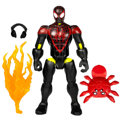 SPIDER-MAN MixMashers Marvel Miles Morales Mix-And-Match Action Figure & Accessories, Red With Black Accents