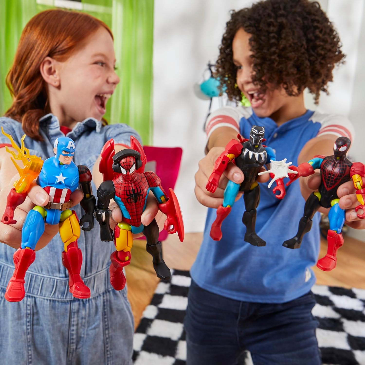 SPIDER-MAN MixMashers Marvel Mix-And-Match Action Figure & Accessories, Red