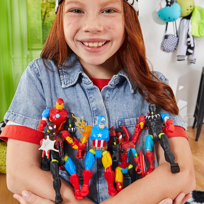 SPIDER-MAN MixMashers Marvel Mix-And-Match Action Figure & Accessories, Red