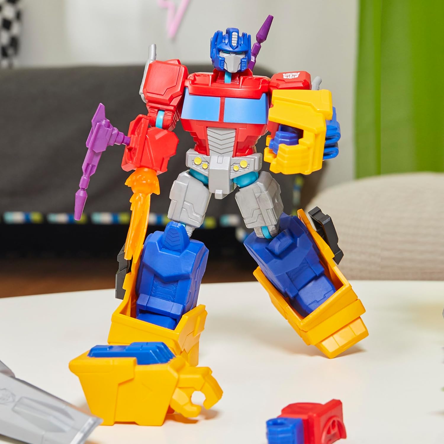 Transformers MixMashers Optimus Prime Custom Mix-And-Match Deluxe Action Figure & Accessories