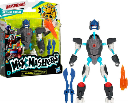 Transformers MixMashers, Optimus Primal, Figura de acción Mix-and-Match y Accesorios