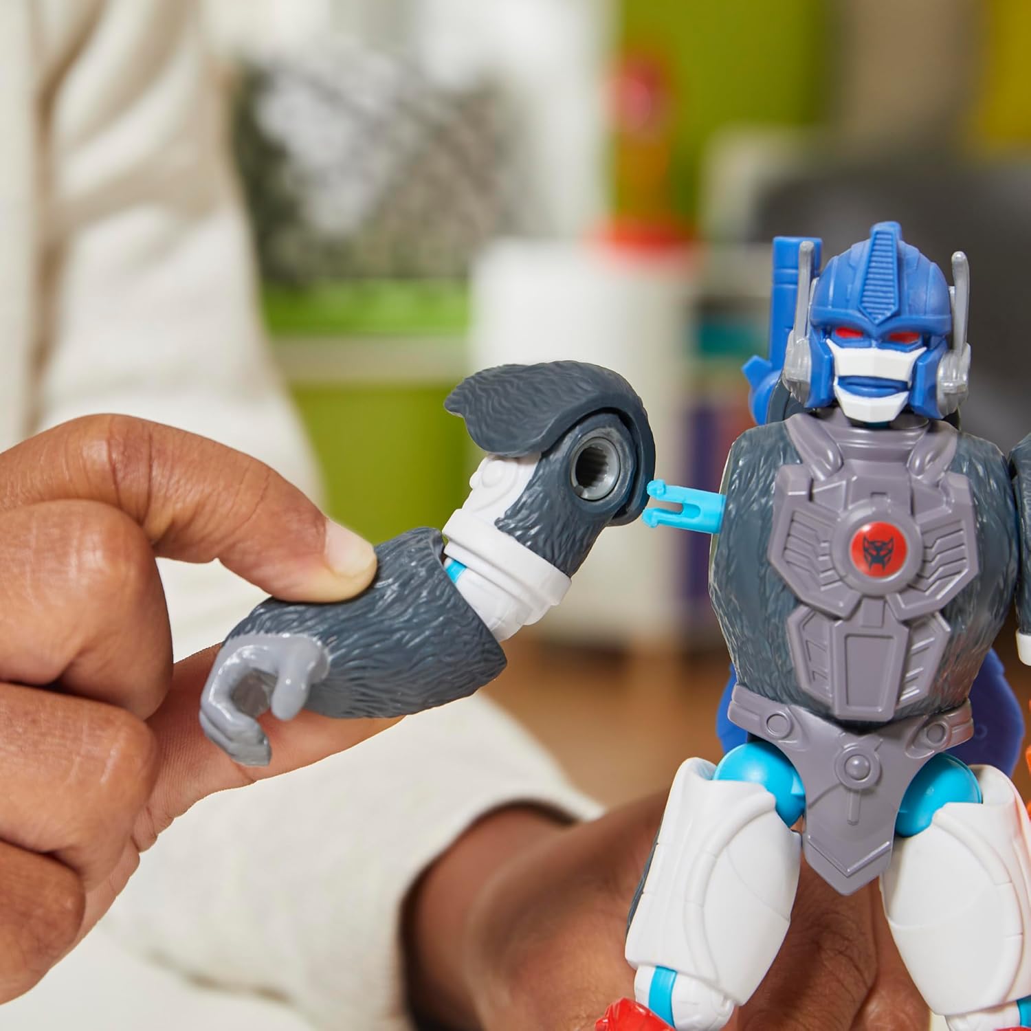 Transformers MixMashers, Optimus Primal, Figura de acción Mix-and-Match y Accesorios