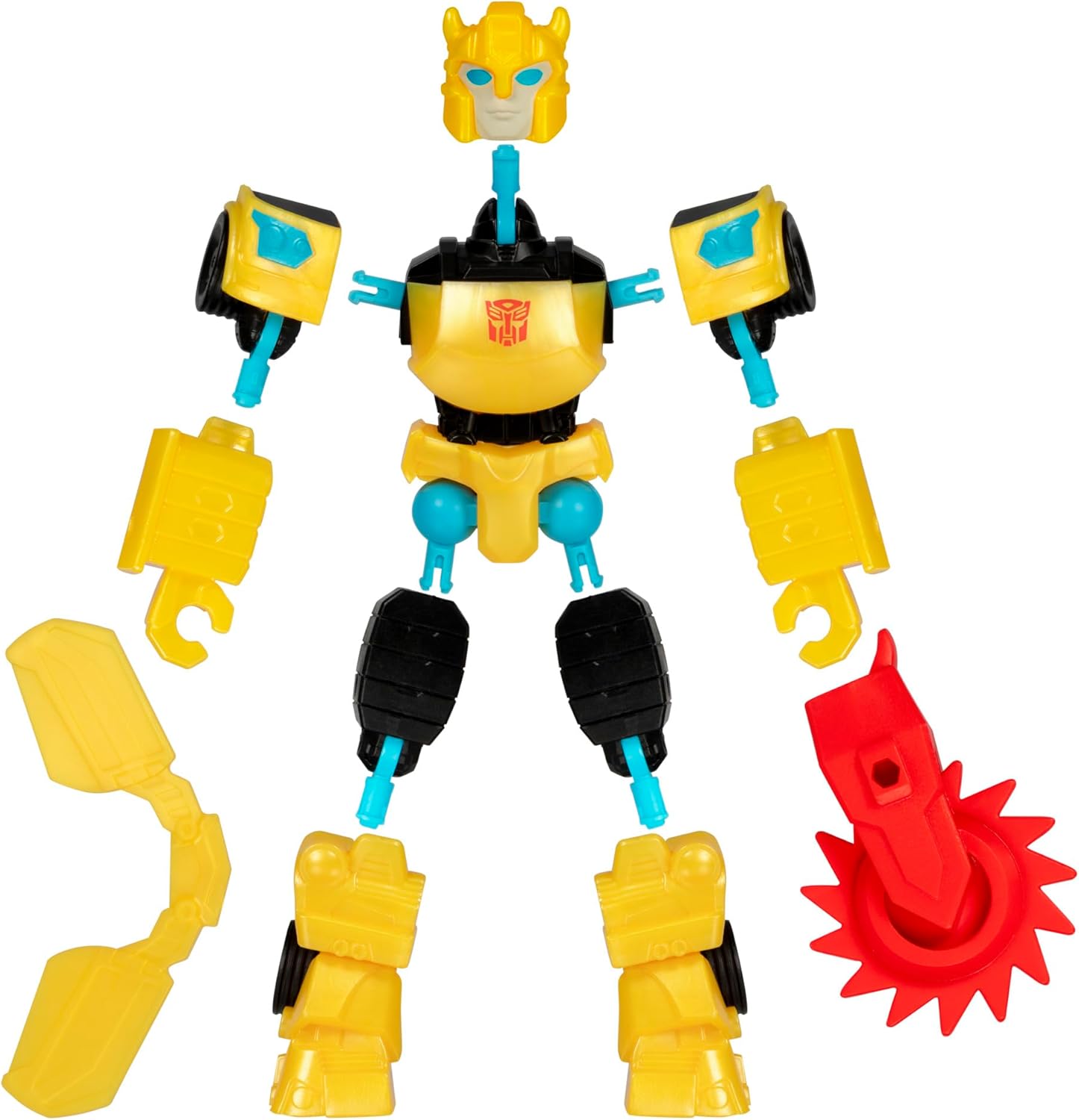 MixMashers Transformers Bumblebee aanpasbare Mix-and-Match-actiefiguur en accessoires