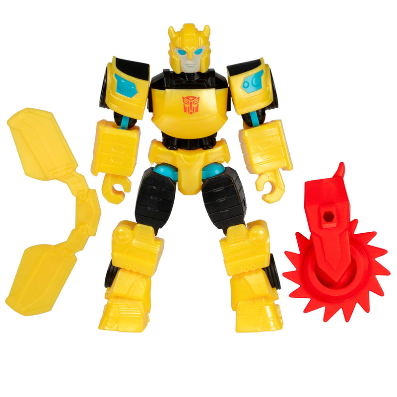 MixMashers Transformers Bumblebee aanpasbare Mix-and-Match-actiefiguur en accessoires