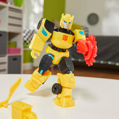 MixMashers Transformers Bumblebee aanpasbare Mix-and-Match-actiefiguur en accessoires