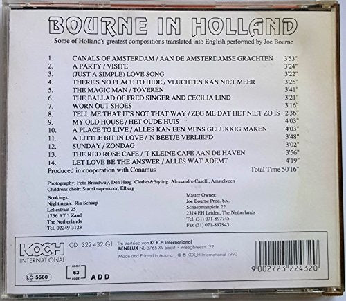Joe Bourne - Bourne in Holland