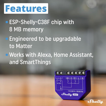 Shelly - Dimmer 0/1-10V Pm Gen3