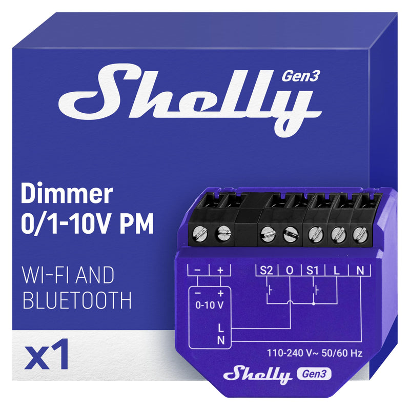 Shelly - Dimmer 0/1-10V Pm Gen3