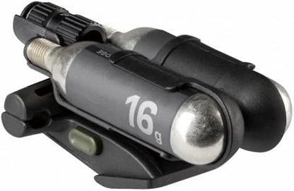 Topeak Nanomaster Duo Fixer Bracket with CO2 Cartridges