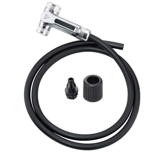 TOPEAK TwinHead™ Upgrade Kit - SmartHead™, Hose & Mounting Hardware 157110, black