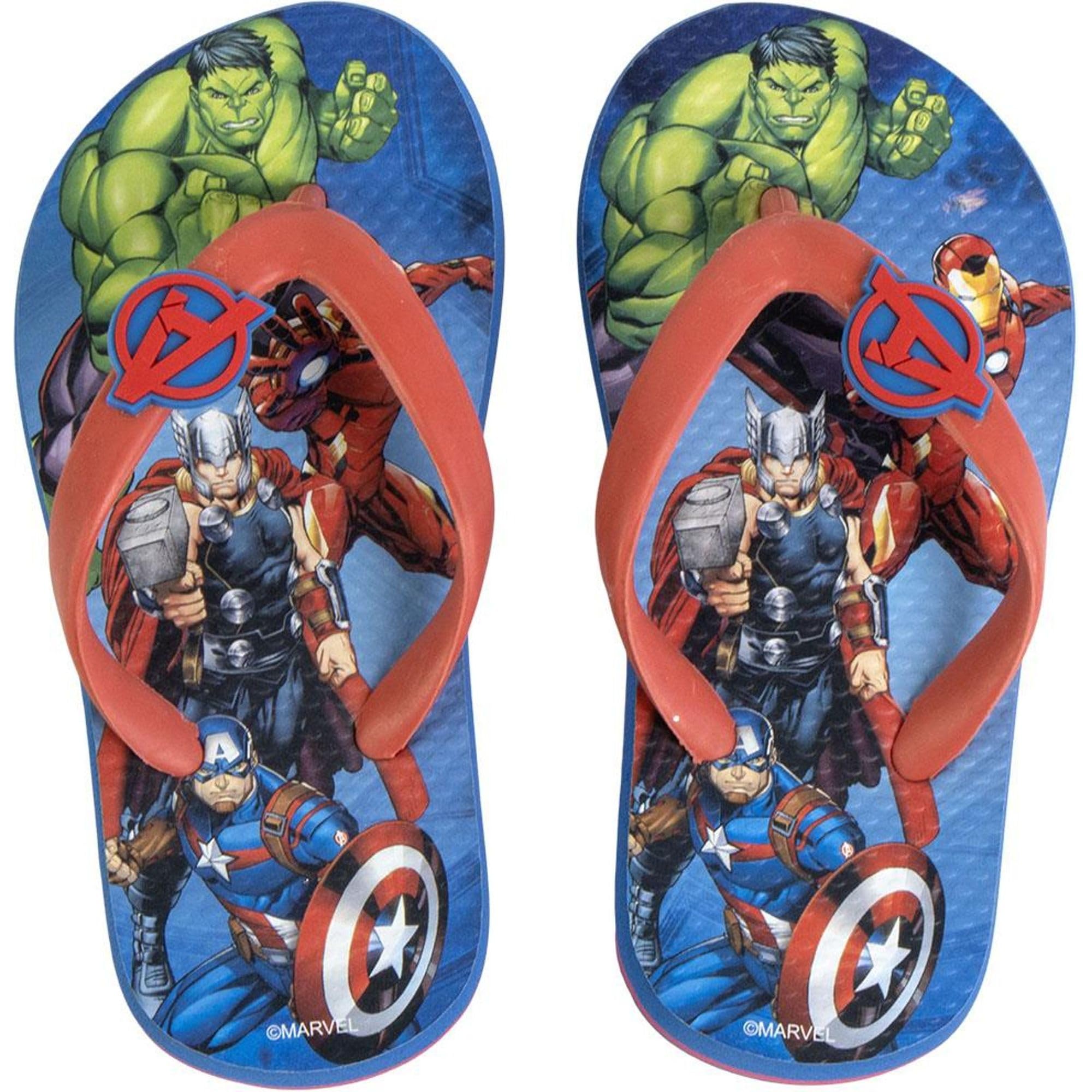 Swimming Pool Slippers The Avengers Dark Blue (Size: 30-31)