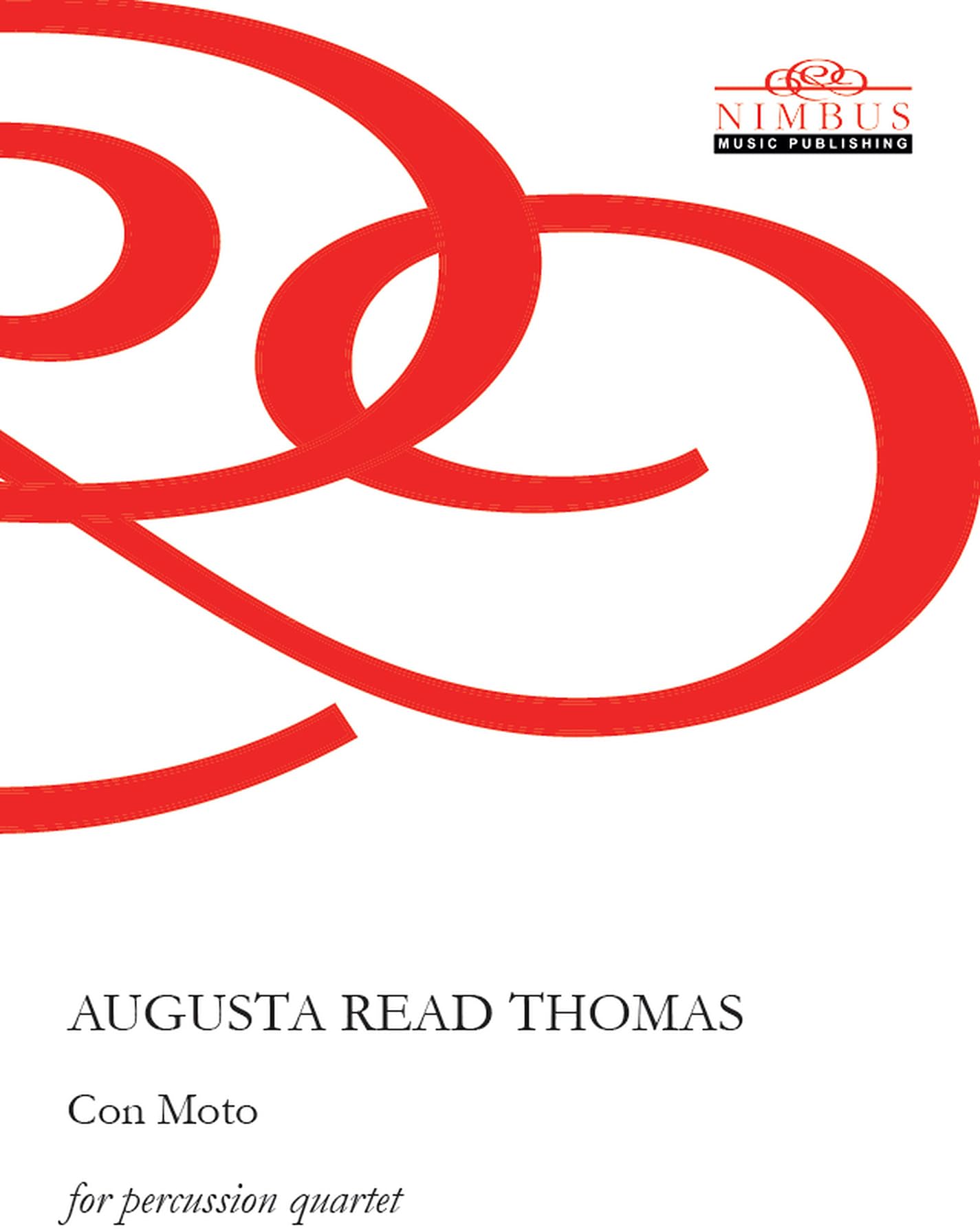 Thomas: Con Moto for Percussion Quartet
