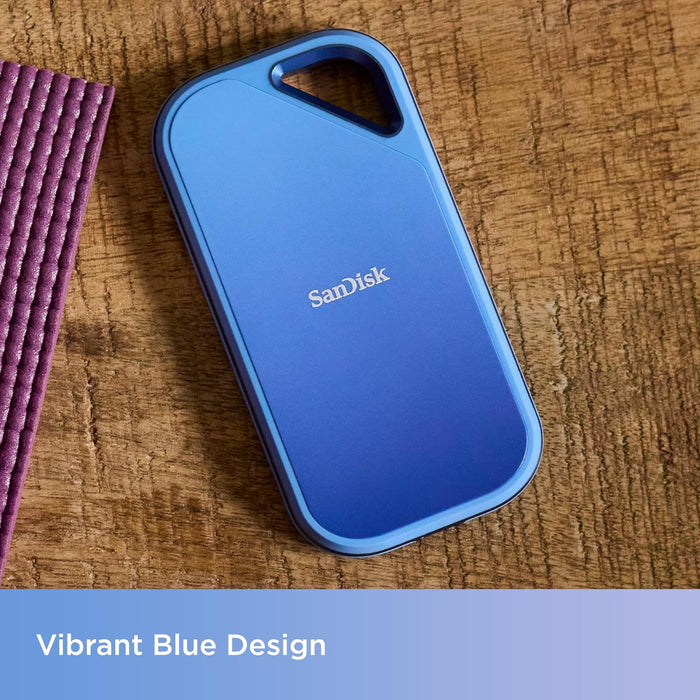 SanDisk Creator Pro Portable SSD 1 TB (For Content Creators, Robust Construction, up to 2000 MB/s Read/Write Speeds, USB-C, 3 Meter Drop Protection, IP65, 1 Month Adobe Creative Cloud Included