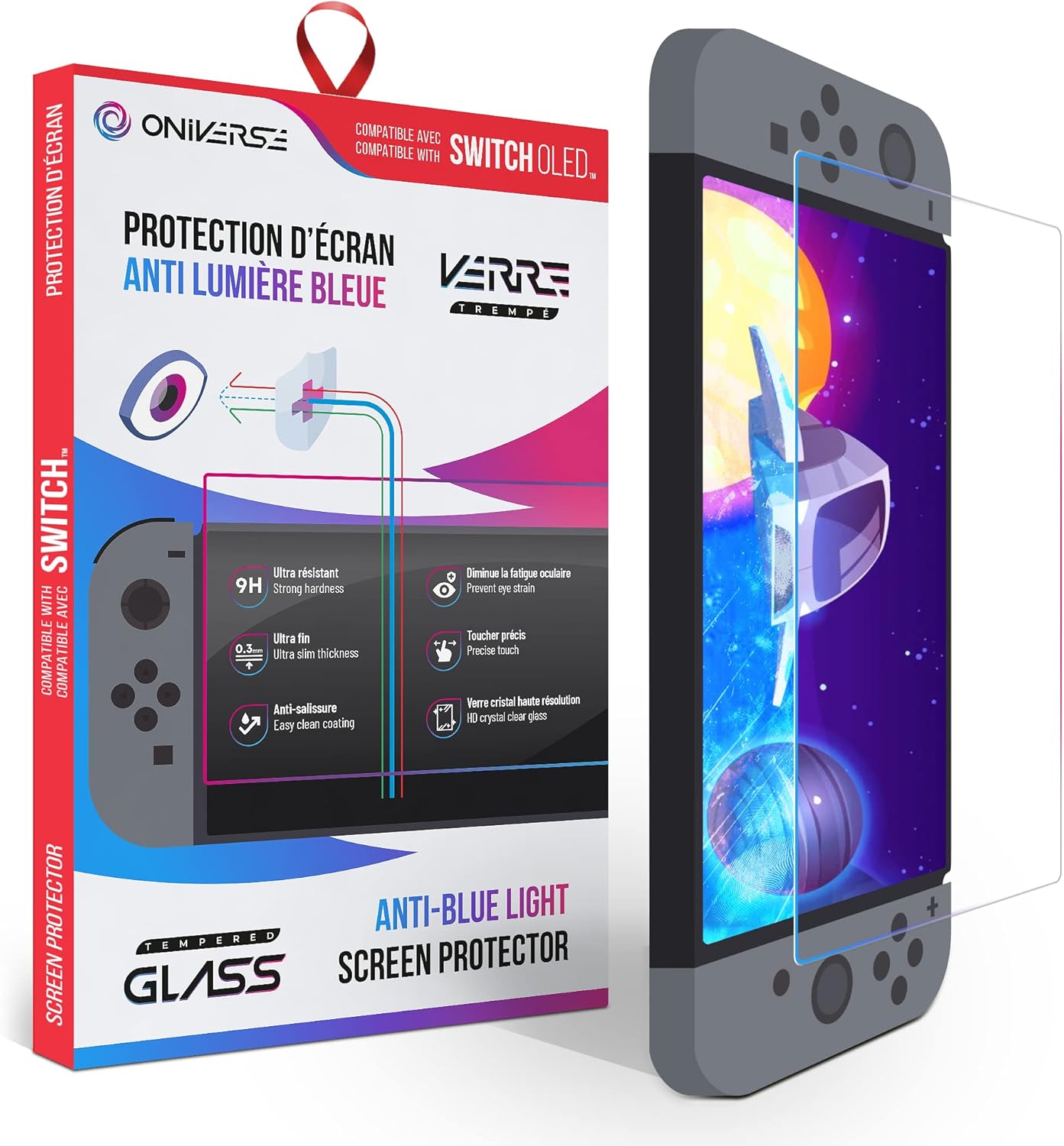 Oniverse - Anti-Blue Light Protective Screen For Console (Switch Oled)