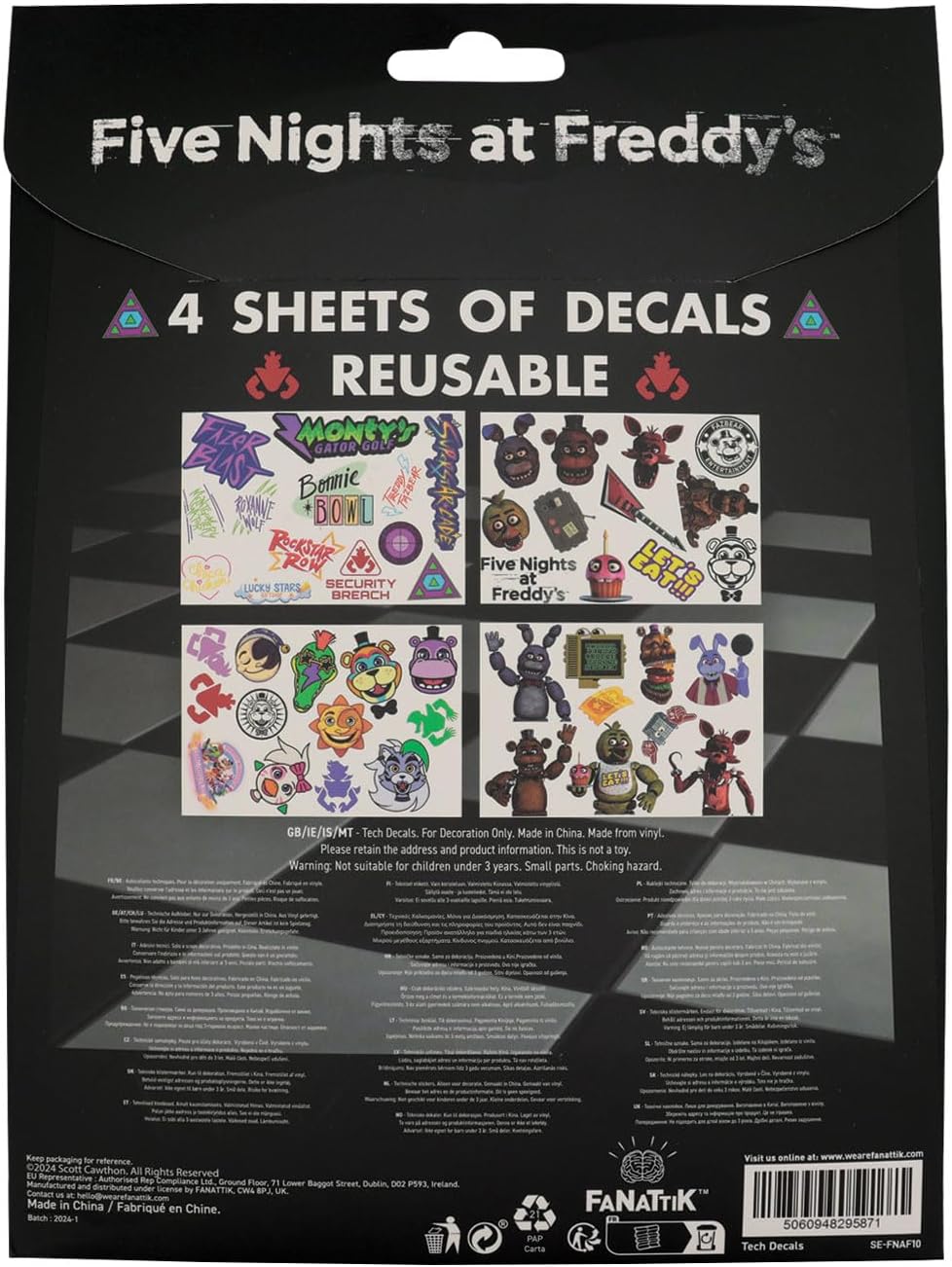 Five Nights at Freddy's Tech Aufkleber