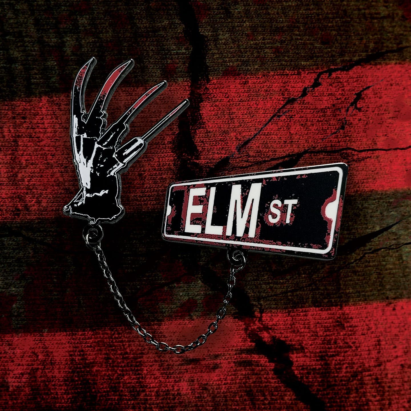 Nightmare On Elm St Pin Badge Set