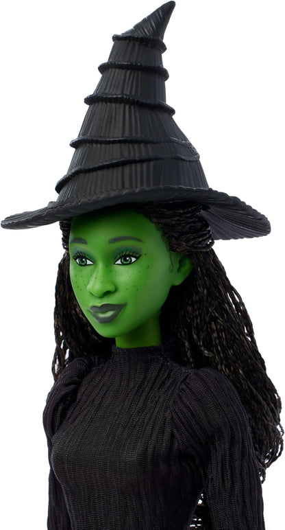 Mattel Wicked Singing Elphaba Fashion Doll & Accessories, Posable with Movie-Inspired Look & Removable Outfit, Sings “Defying Gravity”, JLG48