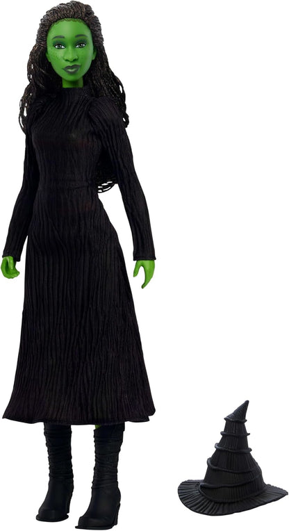 Mattel Wicked Singing Elphaba Fashion Doll & Accessories, Posable with Movie-Inspired Look & Removable Outfit, Sings “Defying Gravity”, JLG48