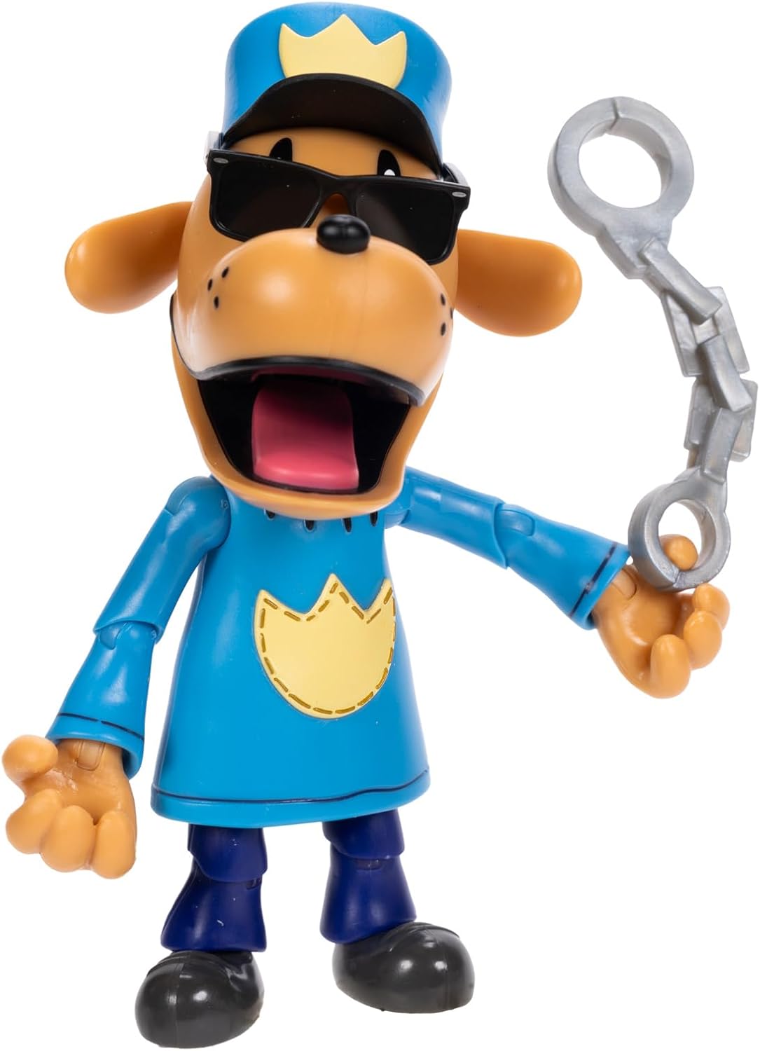 JAKKS Pacific Dog Man 12.7cm Articulated Action Figure with Accessories, Collect Movie Action Figures and Plush Toys