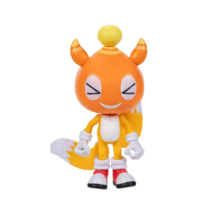 Sonic 3 The Hedgehog - Licence Officielle Sega- Figurine Articulée Chao Mascot Tails - 12,7 Cm - Jouet Enfant - Pour Les Fans De Tous Âges - Figurine à Collectioner - Détails Réalistes - 3 Ans +