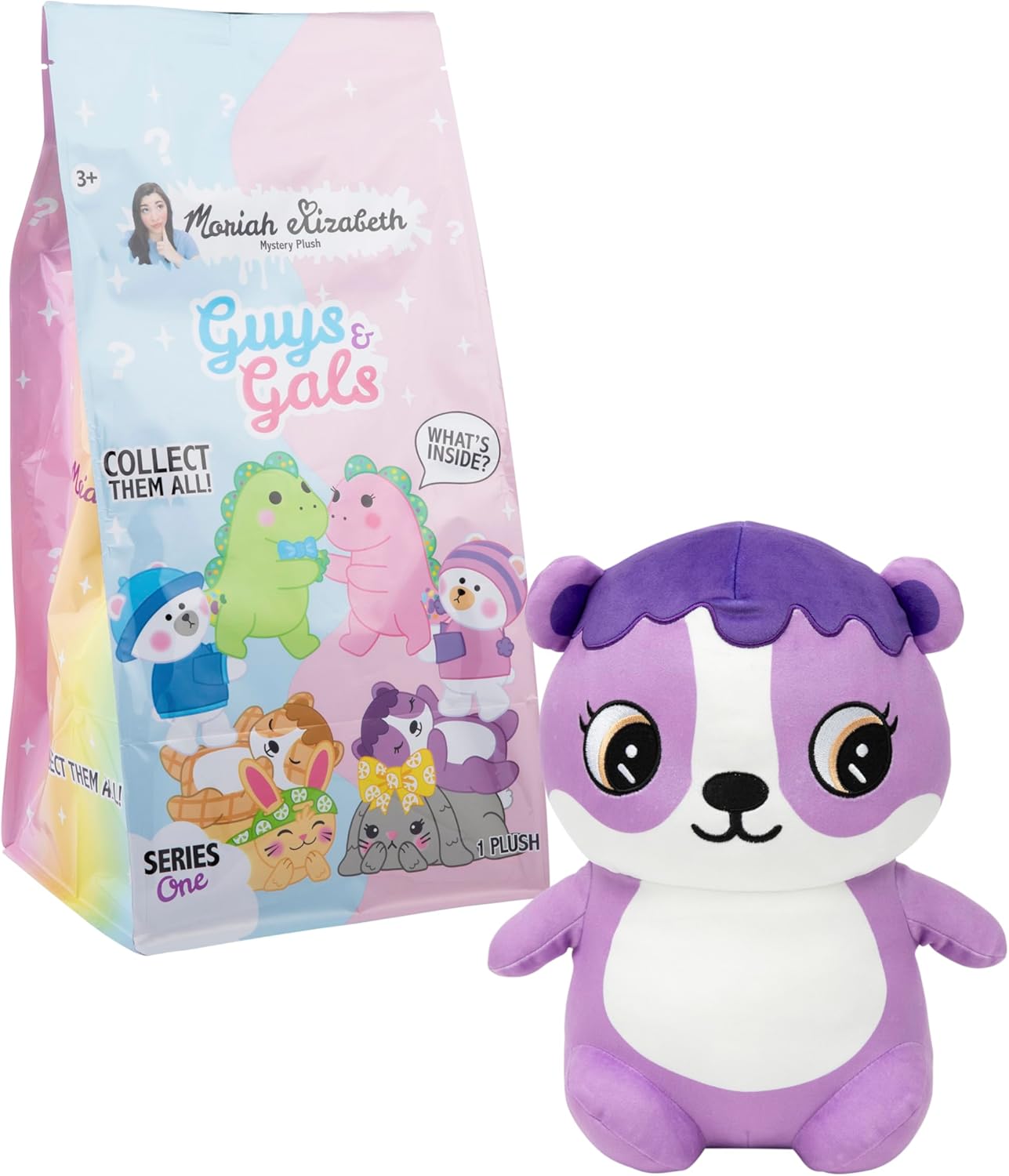Moriah Elizabeth 11" Mystery Plush - Guys & Gals, YouTube Craft Channel, Blind Box, 1 of 8 Possible, Official Merch, One Supplied, Styles May Vary
