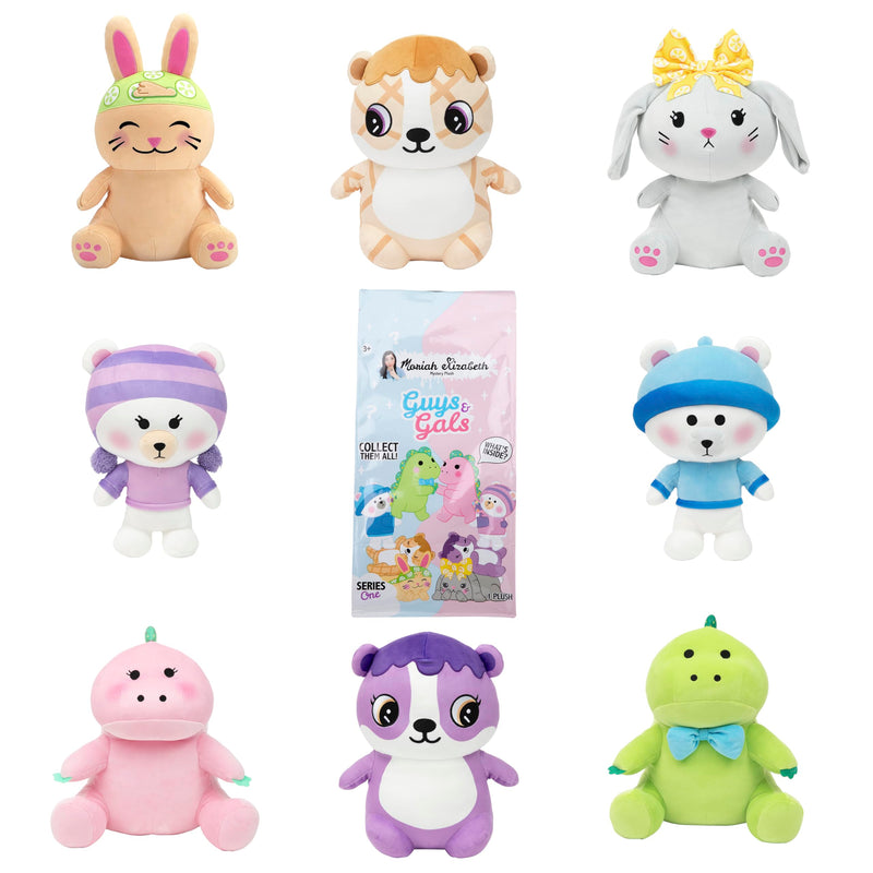 Moriah Elizabeth 11" Mystery Plush - Guys & Gals, YouTube Craft Channel, Blind Box, 1 of 8 Possible, Official Merch, One Supplied, Styles May Vary