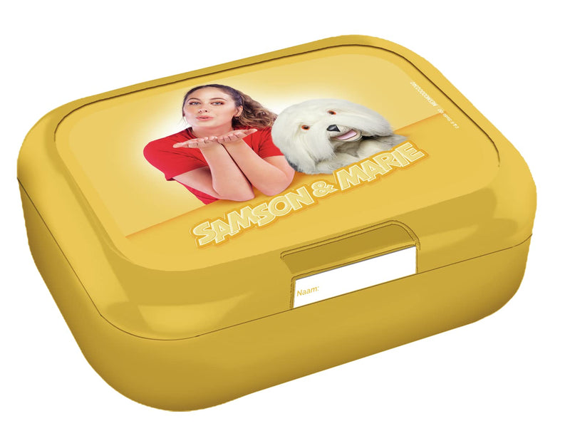 Samson & Marie - Kuckschatulle gelb - Mit Namensschild